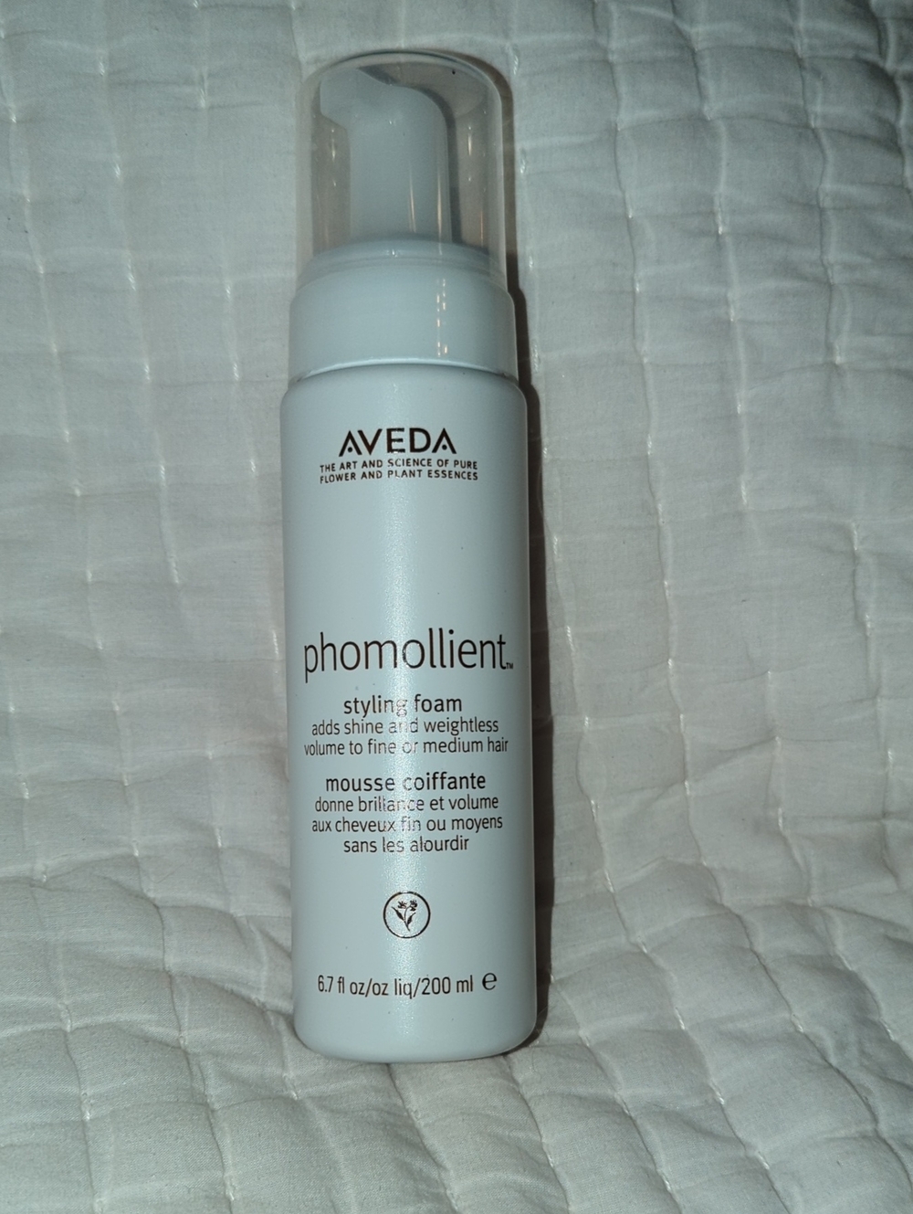 AVEDA Phomollient Styling Foam – White Bottle